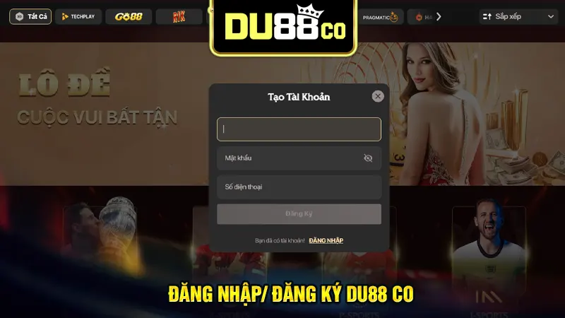 Các bước đăng nhập DU88 một cách đơn giản